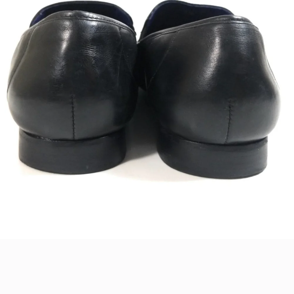 Robert Wayne Classic Black Slip-On Loafers